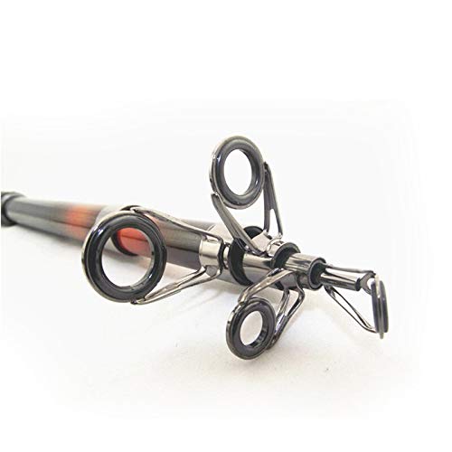 Carbon telescopiche Canne da Pesca Spinning 2.1M 2.7m Canna da Pesca di filatura Rod Sea Fishing Tackle Feeder Canna da Pesca (Size : 2.7 m)