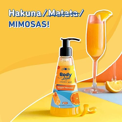 Plum BodyLovin' Trippin' Mimosas Shower Gel | SLS-Free Body Wash For Women | Long Lasting Fresh Citrusy Fragrance | Aloe-Infused Nourishing Body... - Image 2
