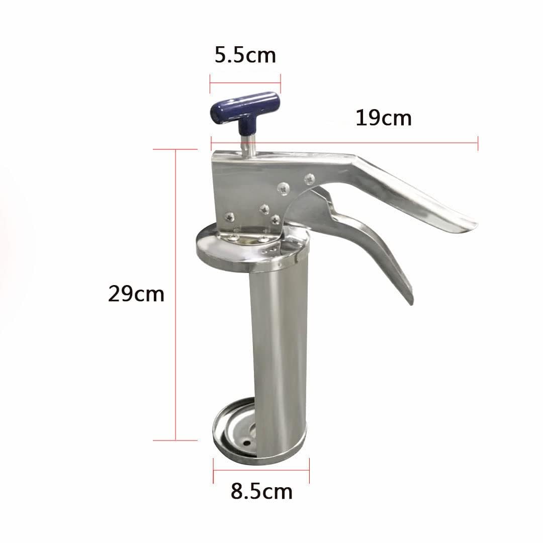 Pistola dispensadora manual de salsa de acero inoxidable para ketchup y mostaza, ideal para uso comercial y doméstico, perfecta para hamburguesas y perros calientes