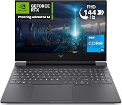 HP Victus 15-fa1005sl Notebook, Intel Core i5-12500H, RAM 16GB, 512GB SSD, Display 15.6" FHD IPS 144Hz, Nvidia RTX 4050 da 6GB, 3 Mesi di PC Game Pass Inclusi, Webcam TNR, Windows 11, Grigio