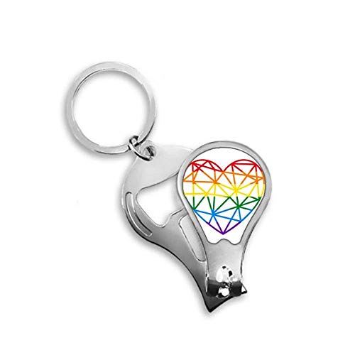 Coupe-ongles pieds LGBT Arc-en-Gay cœur lesbien, une idée cadeau utile et symbolique