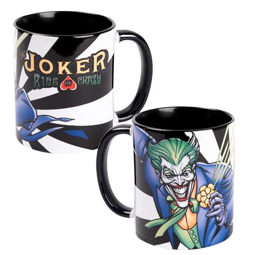United Labels DC Comics Tasse à café en céramique Motif Joker King of Crazy Noir 320 ml