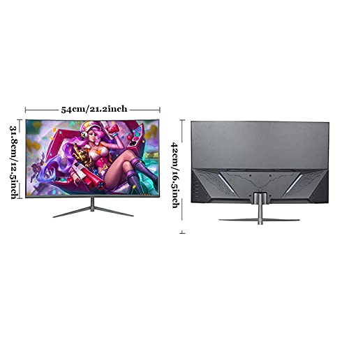 Image of Portable Monitor 24-inch Full Hd Led Computer Monitor 1920x1080p Curved Gaming Game Monitor 165hz with Dc+hdmi+dp+ Audio Interface