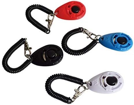 Ruconla- 4 Pack Dog Training Clicker with Wrist Strap — bottom and base construction detail