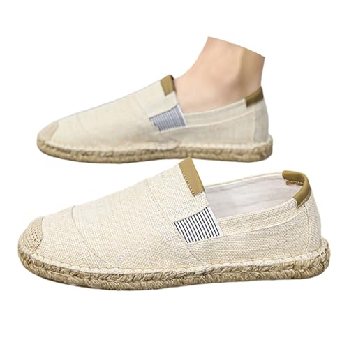 Espadrilles homme en toile casual : mocassins d'été élégants et légers
