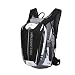 Produktbild QXbecky Rucksack leichter Rucksack Radfahren leichte Mountainbike mit dem Fahrrad Tasche Paket Tasche wasserdichte Sporttasche dunkelgrau 26x23x46cm
