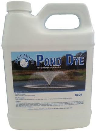 American Royal Pond Dye 100% Strenght, Koi Pond,Lake dye,Water Fountain dye,Pond Algae - 1 Quart