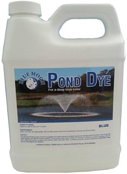 American Royal Pond Dye 100% Strenght, Koi Pond,Lake dye,Water Fountain dye,Pond Algae - 2 Quarts