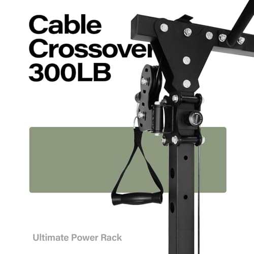 MAJOR FITNESS Drone1 Power Cage - Multi-Function Power Rack for Home Gym, Squat Rack, Cable Crossover System, for Strength Training - Image 3