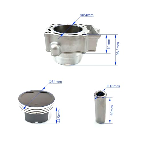 Cilindro de motocicleta de 84mm para reparar y potenciar motores NC300 en circuitos de motocross 3