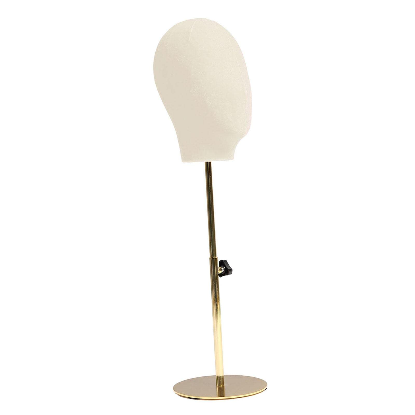 UJEAVETTE® Mannequin Head Fashion Display Rack Stand Head Model for Mask Headsets Home Beige burlap-image-48