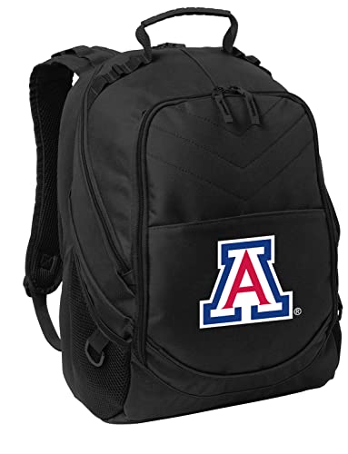 Image of Broad Bay Arizona Wildcats Backpack | Official University of Arizona Logo, Padded Laptop Computer Section, Premium 600 Denier Nylon Fabric