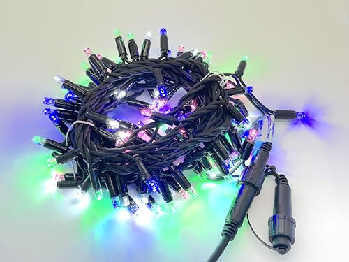 LEDZEIT – Profi Serie – Verlängerung Lichterkette bunt, 5 m,...