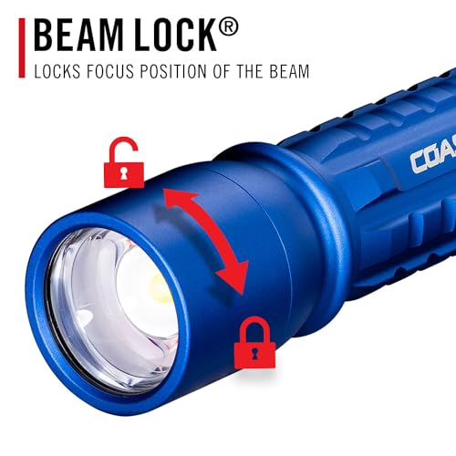 Coast XP11R 2600 Lumen USB-C Rechargeable LED Flashlight with Slide Focus® and Pure Beam® Focusing Optic, 4 Light Modes, Blue by Coast - Image 9