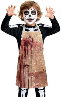 MERAGO Kids Apron Costume Prop for Girls Boys Cosplay Party Cooking Baking