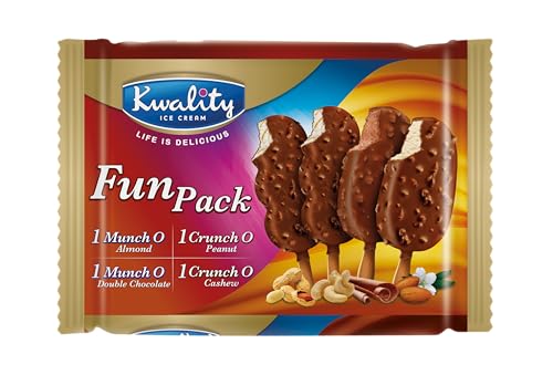 Kwality Muncho Cruncho Ice Cream Multipack (120 ml x 4 pcs)