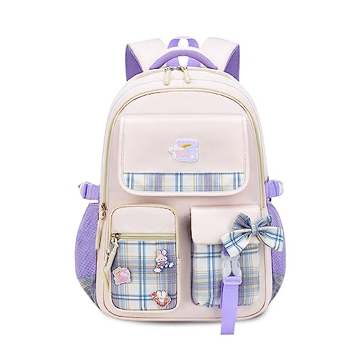Sac a dos maternelle blanc ergonomique contre le mal de dos des enfants
