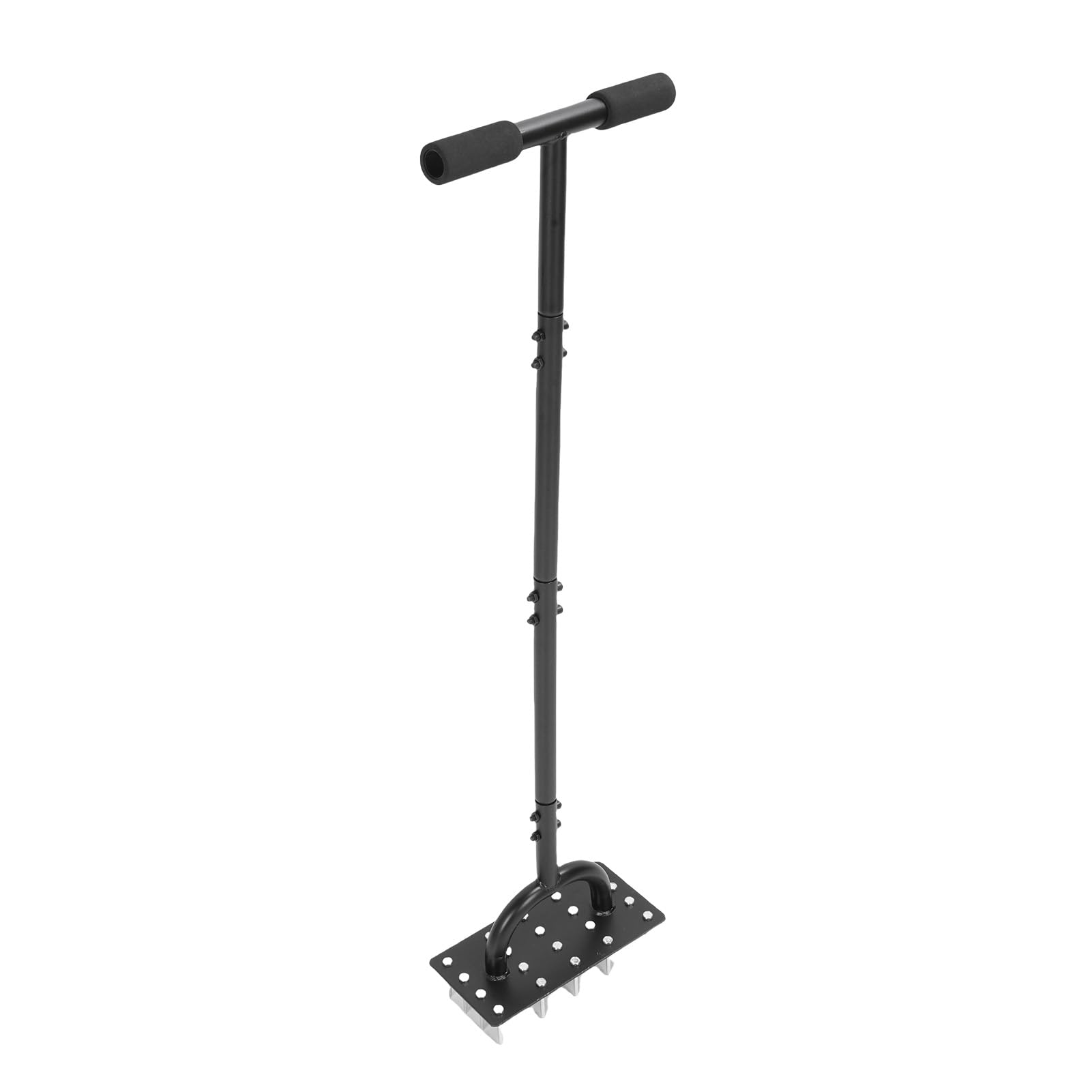 Aérateur de Pelouse Puissant, 20 Pointes, Outil Manuel pour Cour, Conception Ergonomique, Construction en Acier de 34.6 Pouces