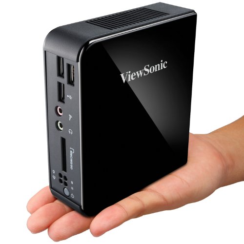Image of View Sonic VOT125-02 PC Mini Intel ULV Celeron SU2300 1.2GHz; 2GB RAM; 250GB HD; HDMI; VESA Mount; Win 7 Home Premium