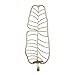 HomeRoots 100% Metal Tropical Gold Metal Leaf Wall Sconce