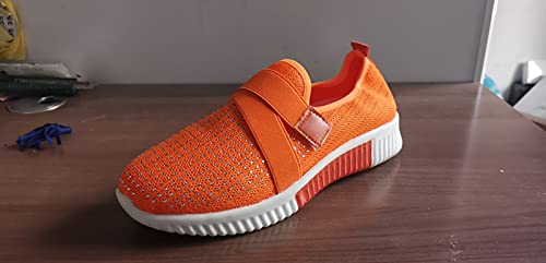 Womens Orthopedic Sneakers Comfortable Platform Slip On Walking Running Shoes Lightweight Casual Breathable Mesh Low Top Gym Shoes Non Slip Workout Play Sneakers with Arch Support2