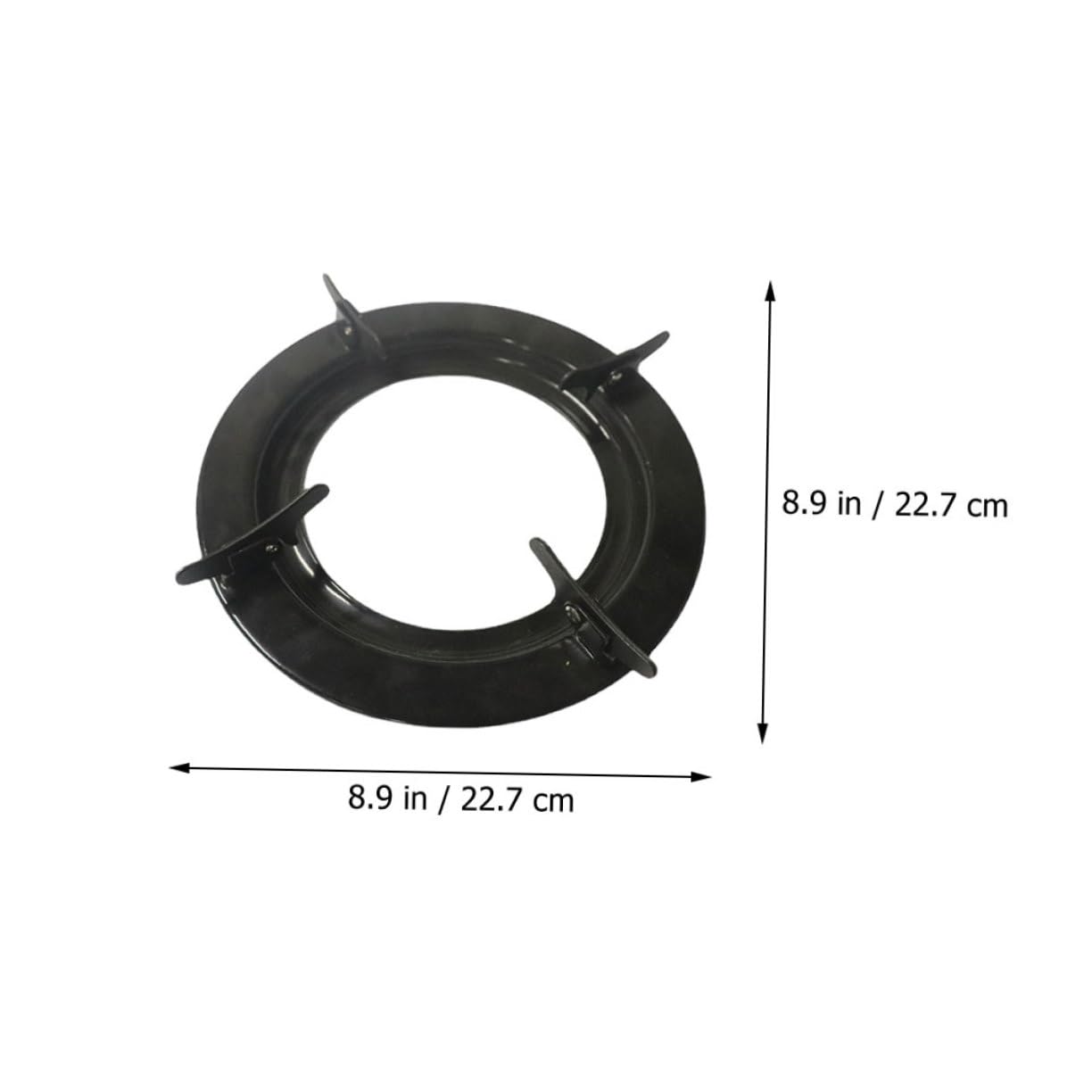 KICHOUSE 1Pc Nonslip Kitchen Stove Rack Stable Wok Support for Gas Stoves Cooking Accessory for Pots and Pans Easy Installation Non Slip Design for Cooking