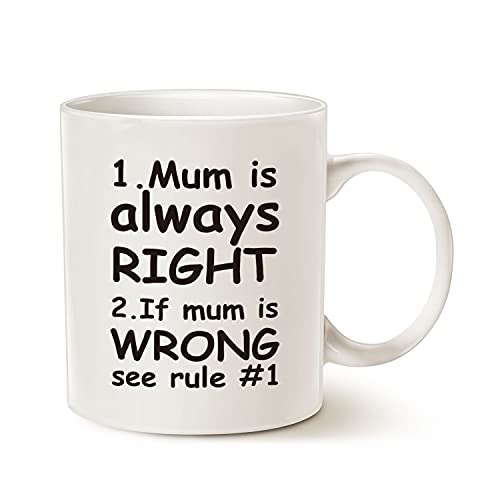 Funny Mum - Tazza da caffè con scrittaMum Is