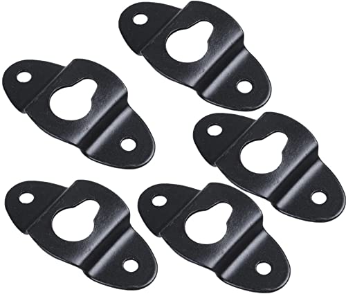 R2Digital® 5 X Ganci Staffe Per Casse Acustiche Supporto Altoparlante Surround Gancio Mobili Parete Quadri Bagno Mensola Piastra Appendiabiti In Metal