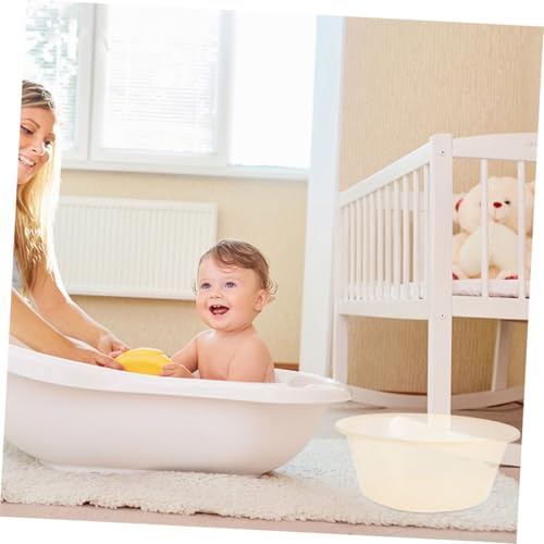 Bañera plástica para pies grande transparente 2 piezas miniatura 4