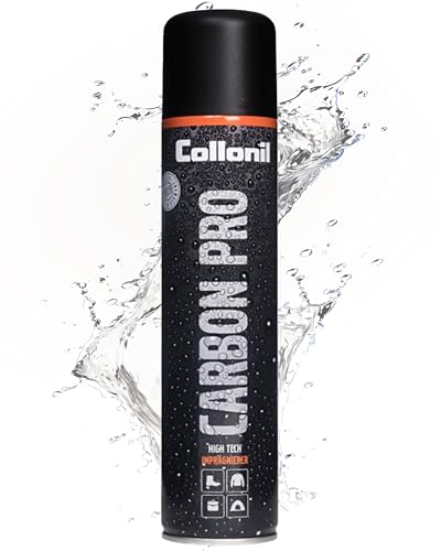 Collonil Carbon Pro Imprägnierspray 200 ml - High-Tech Schutz für Schuhe Jacken Zelt und Cabrio Verdeck - fluorfreie Imprägnierung für Leder vegane Materialien & Textilien Made in Germany
