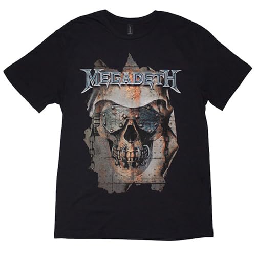 Megadeth Youthanasia Ripped Thru T Shirt Size L