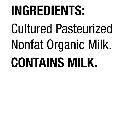 Wallaby Organic Aussie Greek Nonfat Yogurt, Plain, 32 Oz. Usda Organic #TOP7