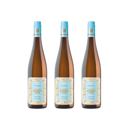 Robert Weil Riesling trocken Weisswein Deutschland inkl. FeinWert E-Book (3 x 0.75 l)
