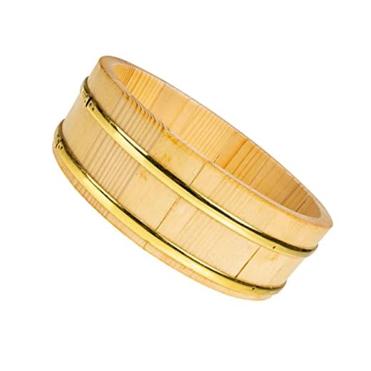 Balde De Sushi Tigela De Arroz Misturando Balde De Ok Barril De Arroz Bandeja De Servir Arroz Banheira De Arroz Japonesa Ok Banheira De Arroz Hangiri Comida Lavatório De Madeira