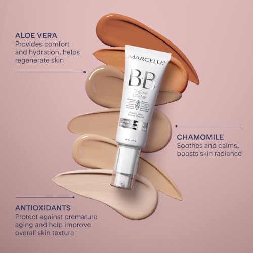 Image of Marcelle BB Cream Beauty Balm, Medium, Tinted Moisturizer, 45 mL