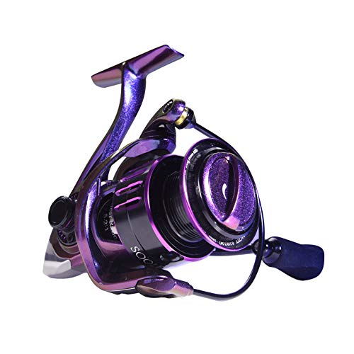 SOOLF Saltwater Spinning Reel - Aluminum Frame Fishing Reel 9+1 Stainless Steel Shielded BB, Aluminum Spool, 5.2:1 Gear Ratio