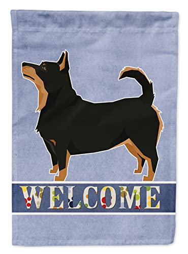Lancashire Terrier Welcome Flag grand drapeau de jardin décoration extérieure canevas - 2