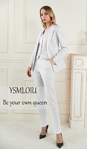 Blazer and Pants Set Women 3 Piece Tuxedo Suit Office Business Women Pant Suits2