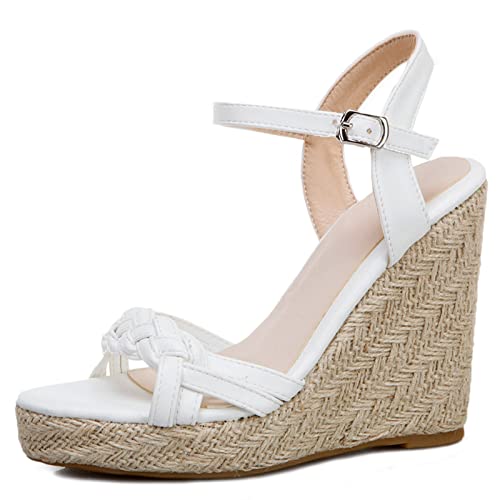 Diuniarza Femme Compensées Espadrille Sandals...