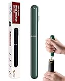 MOPZIJA Abrelatas de vino de presión de aire 2 en 1,abridor de vino, abridor de botellas de vino, bomba de aire fácil de abrir, sacacorchos portátil de viaje para Fiesta Cumpleaños