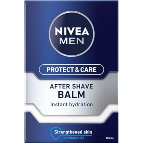 NIVEA MEN Protect & Care Loción hidratante para después del afeitado para hombre, 100 ml