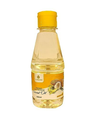 Image of Trivikrama Cold Pressed Unrefined Virgin Coconut Oil | 60% MCT | Multipurpose Usage | Daily Cooking|A1 grade real coconut | From Makers of Parachute 200 ML