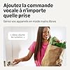 Amazon Basics Prise Intelligente, Compatible Matter, Compatible avec Amazon Alexa, Google Home et Apple HomeKit, Hub Matter Requis, Wi-Fi 2,4GHz Uniquement, Blanc, lot de 4