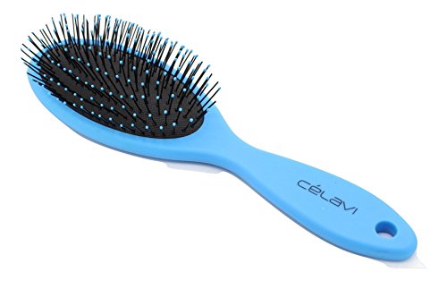 Celavi Aqua Detangler Professional Salon Hair Brush (Sky Blue)