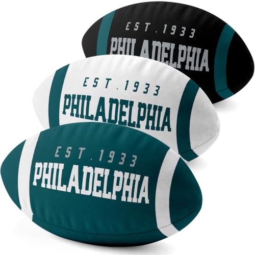 Image of ANTKING Philadelphia Throw Pillow 2 Packs Custom Name Number Gifts | Personalized Gift for Youth for Birthday Christmas