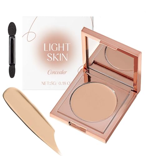 Colored Clay Eye Corrector and Concealer with Brush for Light Skin Tone - 5g