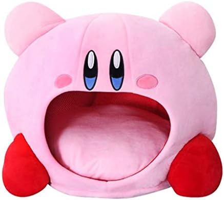 DDARK Cartoon Kirby Stuffed Hat Plush Doll Headgear Pillow Nap Supply Men Women …