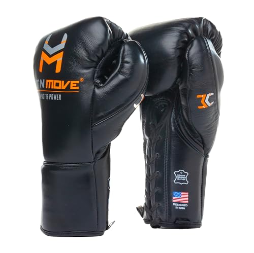HIT N MOVE Compact 12 oz Boxing Gloves for Men & Women