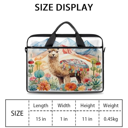 Bolso para laptop 15 pulgadas tipo sobre diseño cactus camel miniatura 2