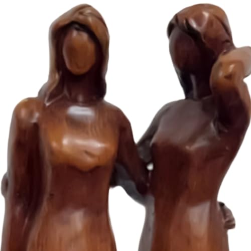 Statue de sœurs fabriquée à la main pour sublimer la décoration du salon - 7